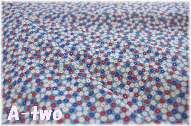 moda　30S PLAYTIME　PACKED POSIES　SKY　33634-16　（約110cm幅×50cm）