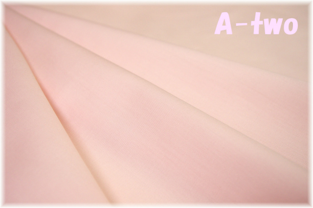 綿サテン　無地　ピンク　47560-pink　（約110cm幅×50cm）