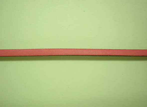 5mm幅 本革テープ （50cm）　ピンク
