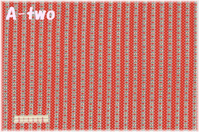 WINDHAM FABRICS　Wallflowers　レッド　52737-1　（約110cm幅×50cm）