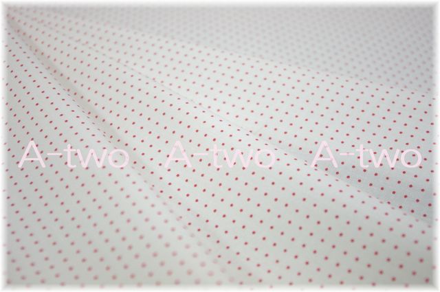 moda　Dwell　Pin Dot　Cream Red　55276-11　（約110cm幅×50cm）