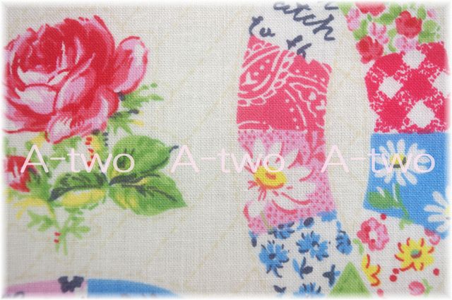 YUWA　Rose Double Wedding Ring　826740-A　（約110cm幅×50cm）