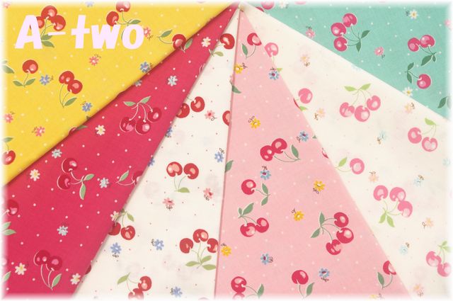 Cherry Bonbon　ミニカット6枚セット　AT829636　（1枚の大きさ約33cm×36cm）