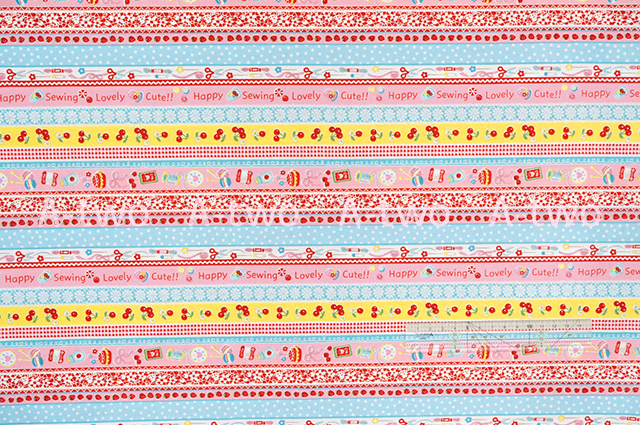 Sewing Ribbon　カラフル　AT829882-A　（約110cm幅×50cm）