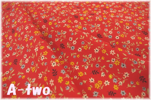 MICAEL MILLER　Favorite Flower　レッド　CX9495-REDX　（約110cm幅×50cm）
