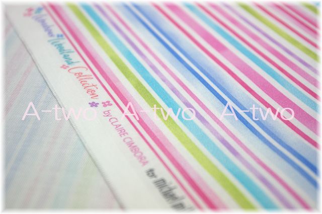 MICAEL MILLER　Colorful Stripes　（約110cm幅×50cm）